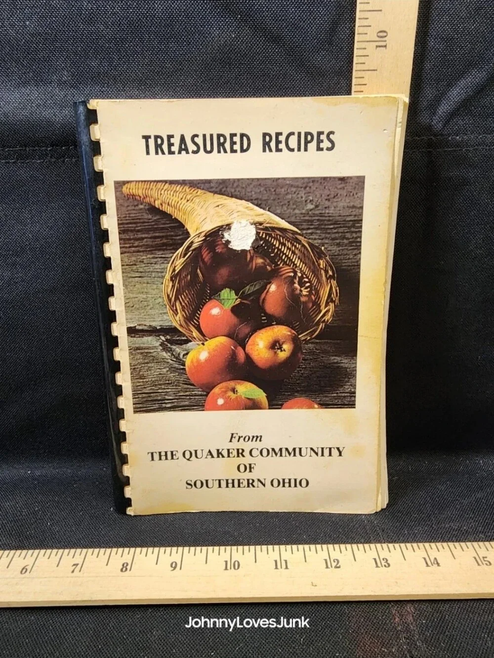 Treasured Recipes Southern Ohio Quaker Community Cookbook Complete Used Amish